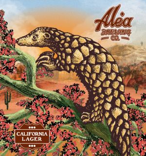 alea brewing can california common beer